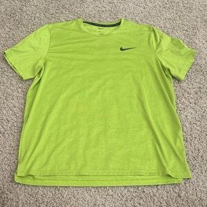 Men’s Nike Pro Dri-Fit Lime Green Sports Tee